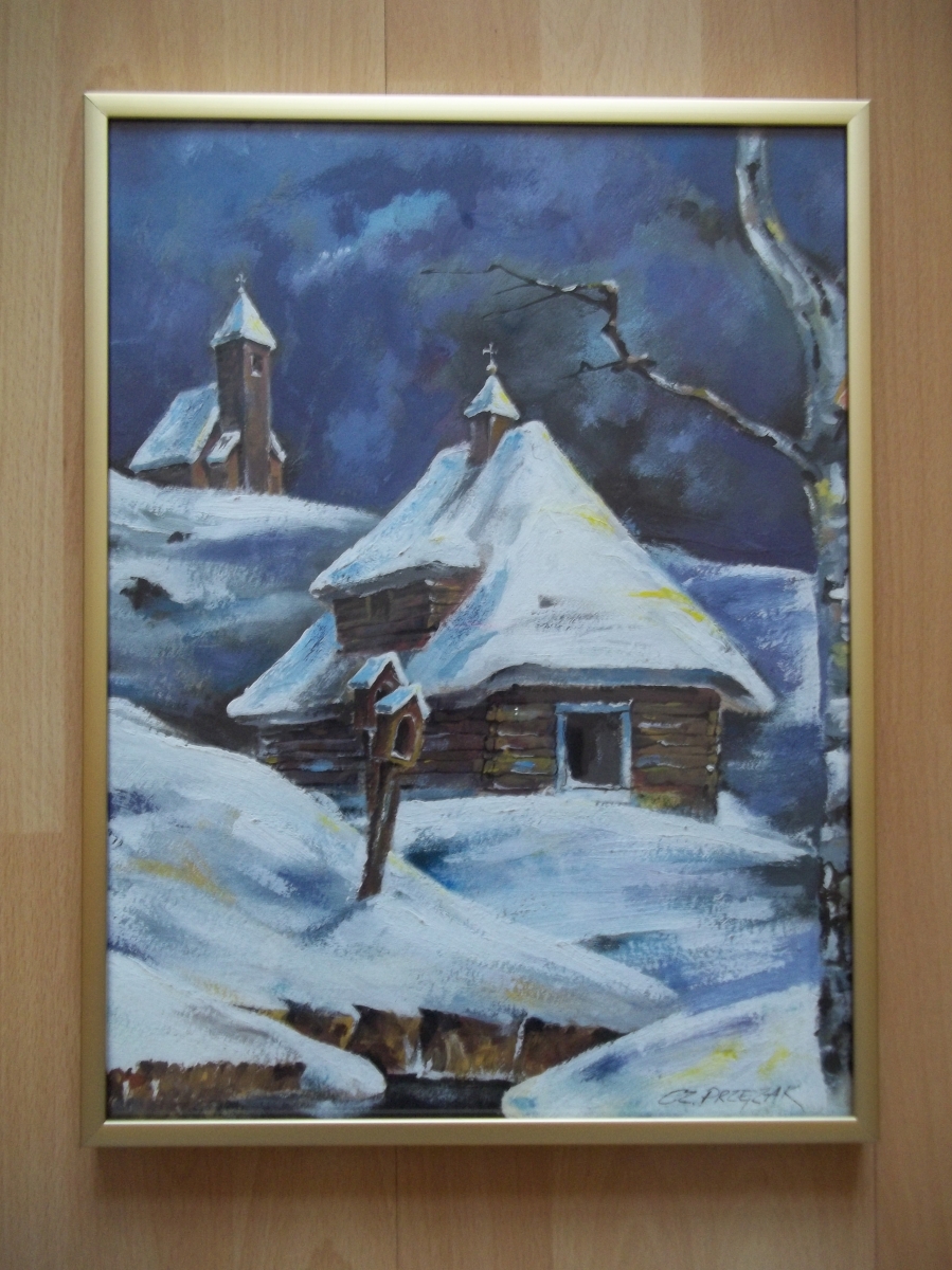 Pejzaż zimowy — Czesław Przęzak
